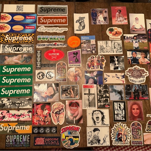 Supreme Sticker Lot - Picture 1 of 3